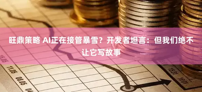 旺鼎策略 AI正在接管暴雪？开发者坦言：但我们绝不让它写故事